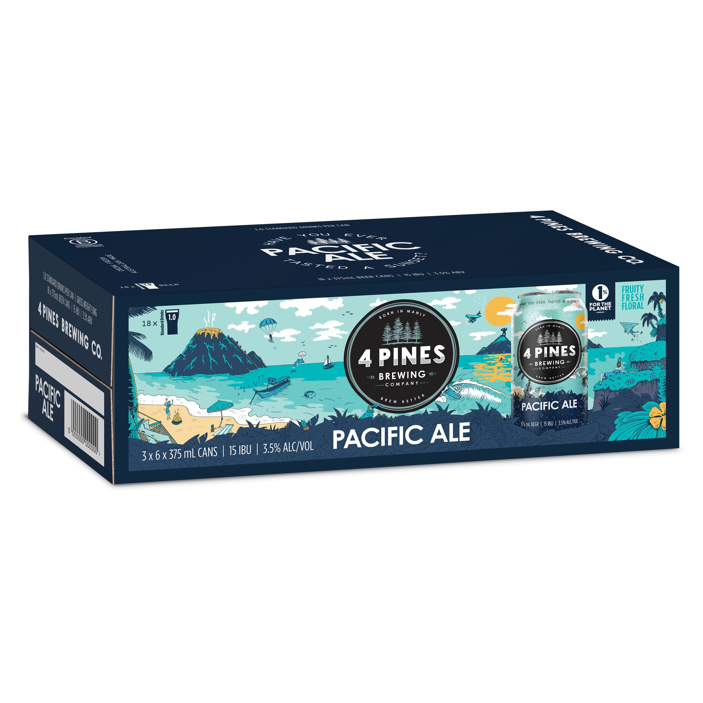 4 Pines Pacific Ale Can 375mL - Harry's Liquor