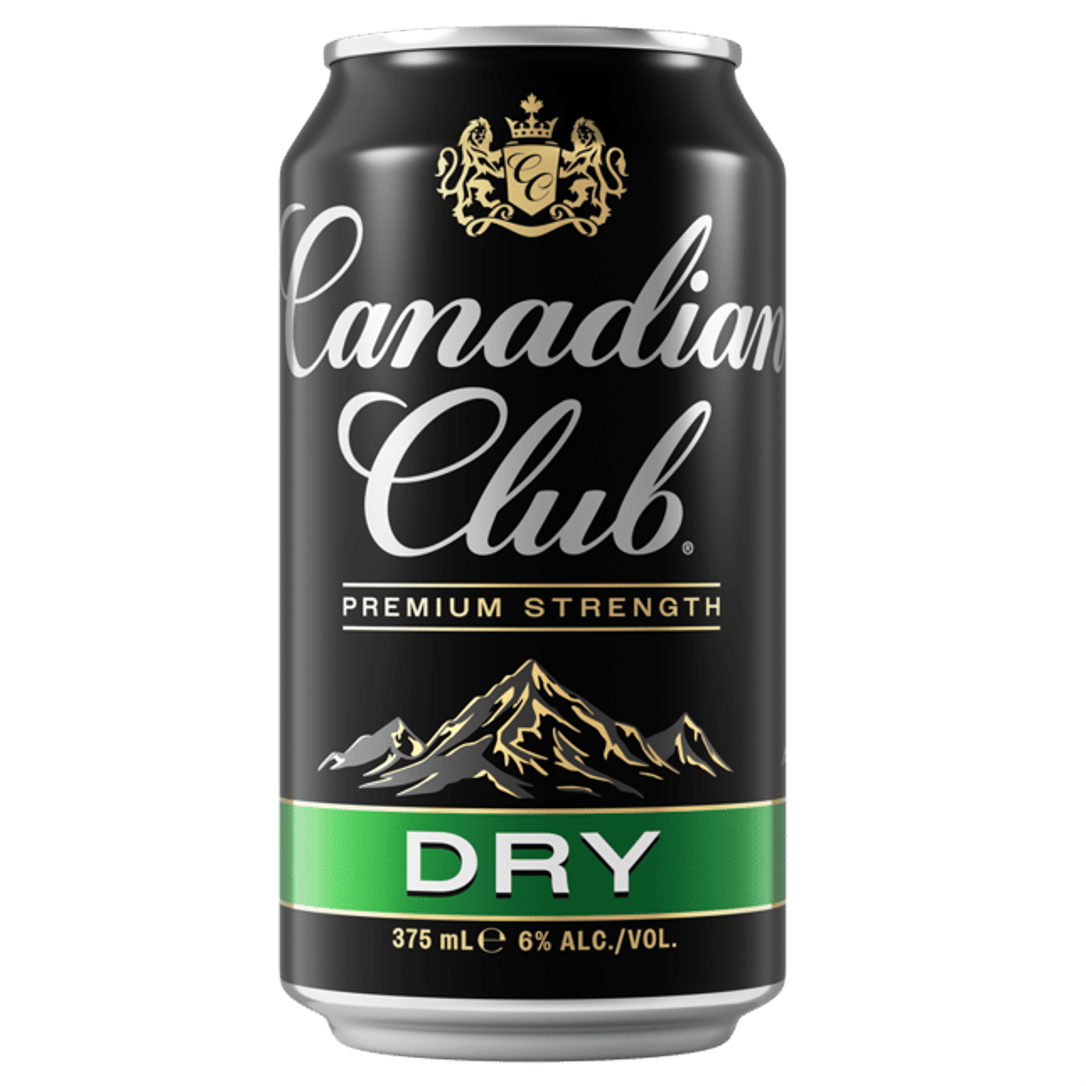 Canadian Club Premium Whisky & Dry 6% Can 375mL