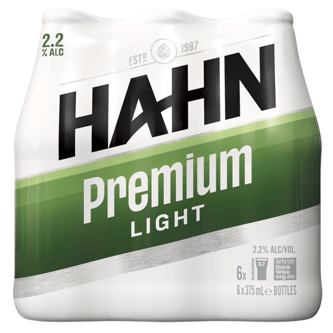 Hahn Premium Light Bottle 375mL