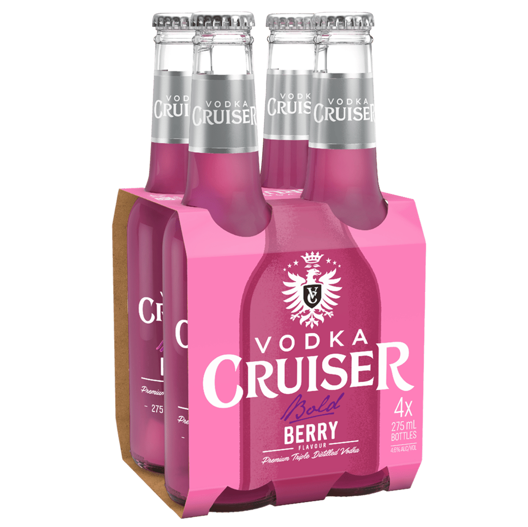 Vodka Cruiser Bold Berry Blend Bottle 275mL
