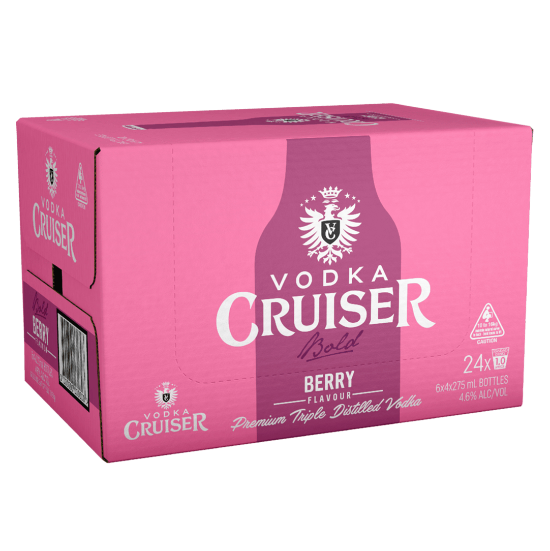 Vodka Cruiser Bold Berry Blend Bottle 275mL