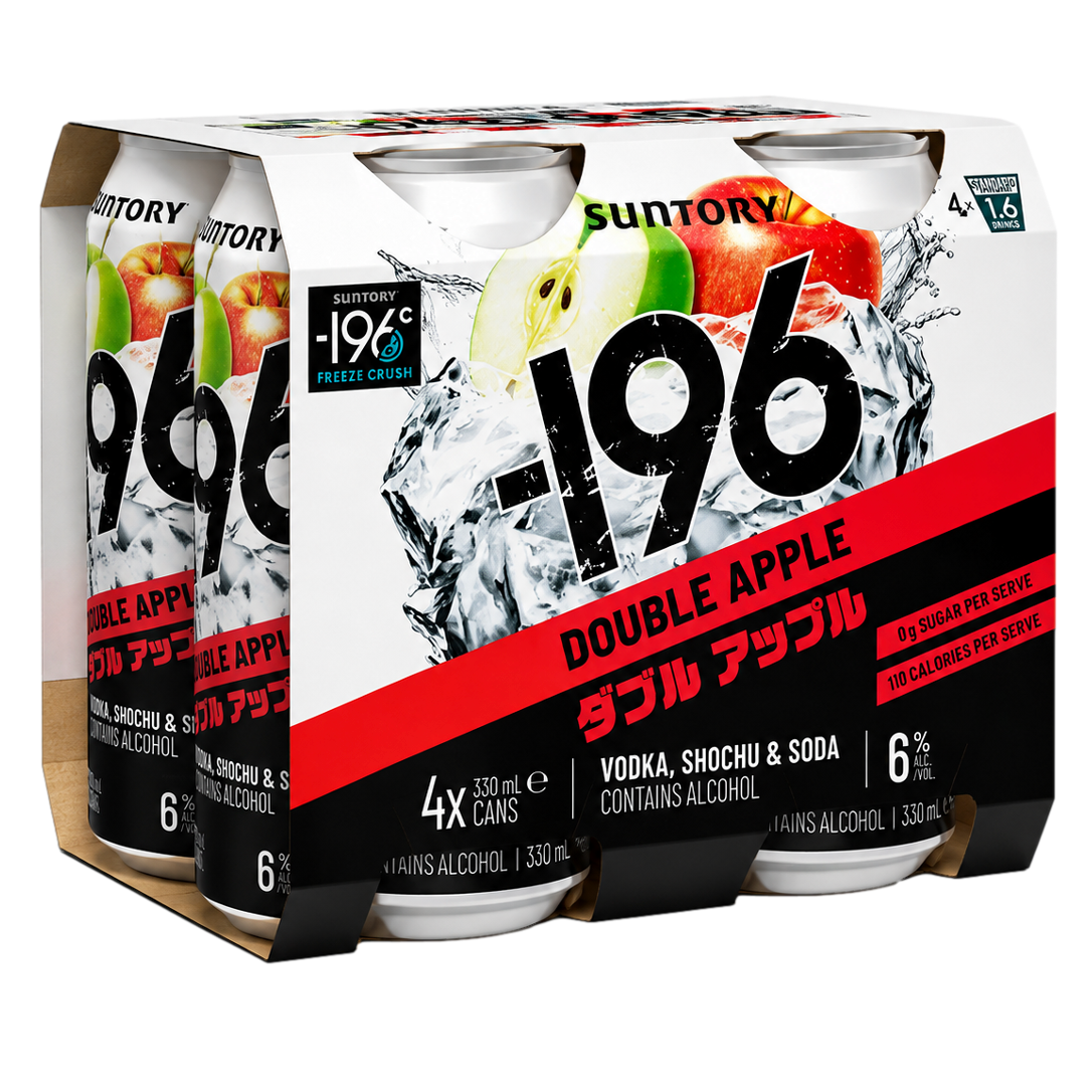 Suntory -196 Double Apple Can 330mL