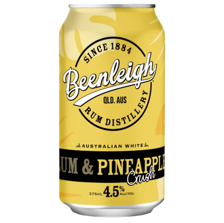 Beenleigh White & Pineapple Crush Can 375mL - Harry's Liquor