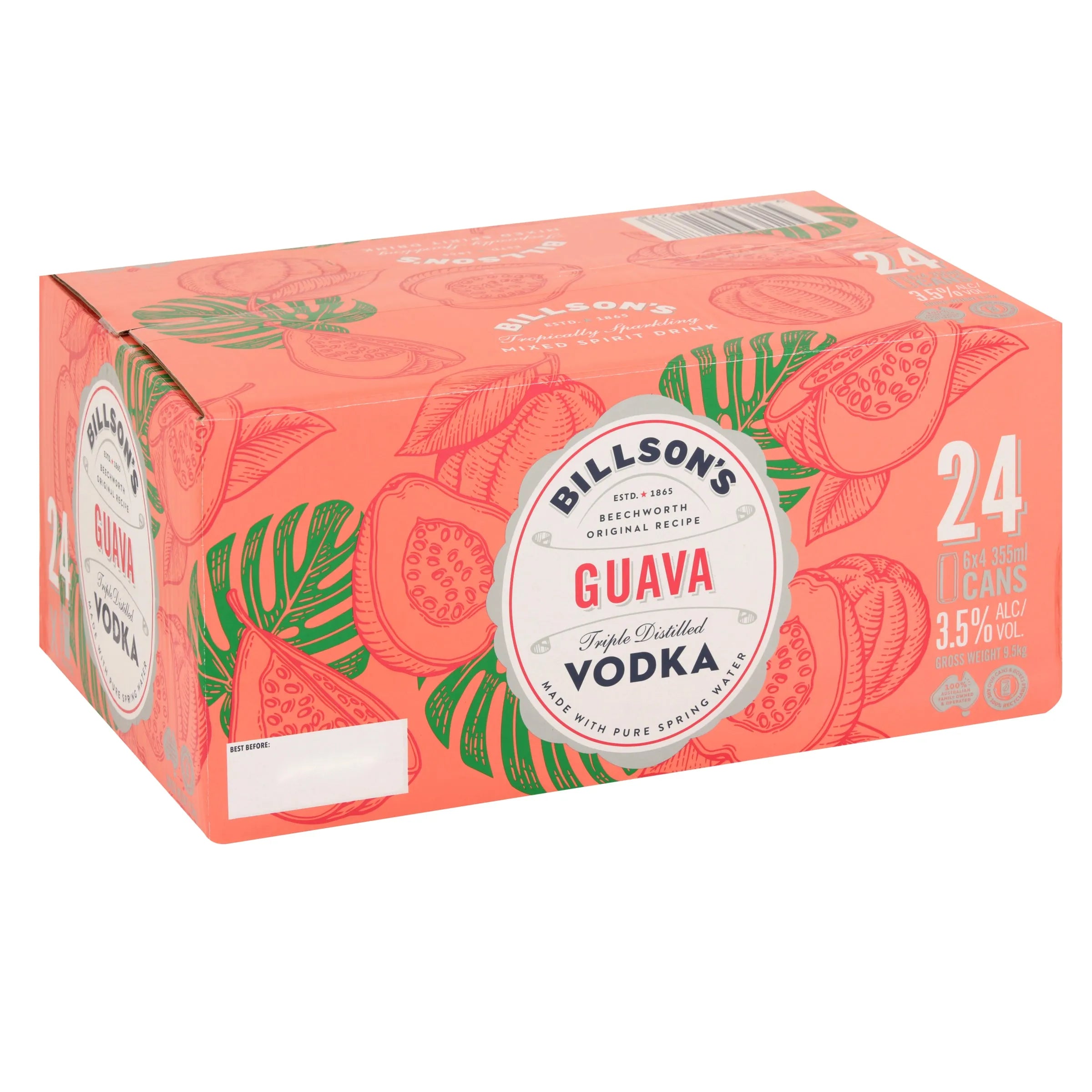 Billson's Vodka Guava Can 355mL - Harry's Liquor