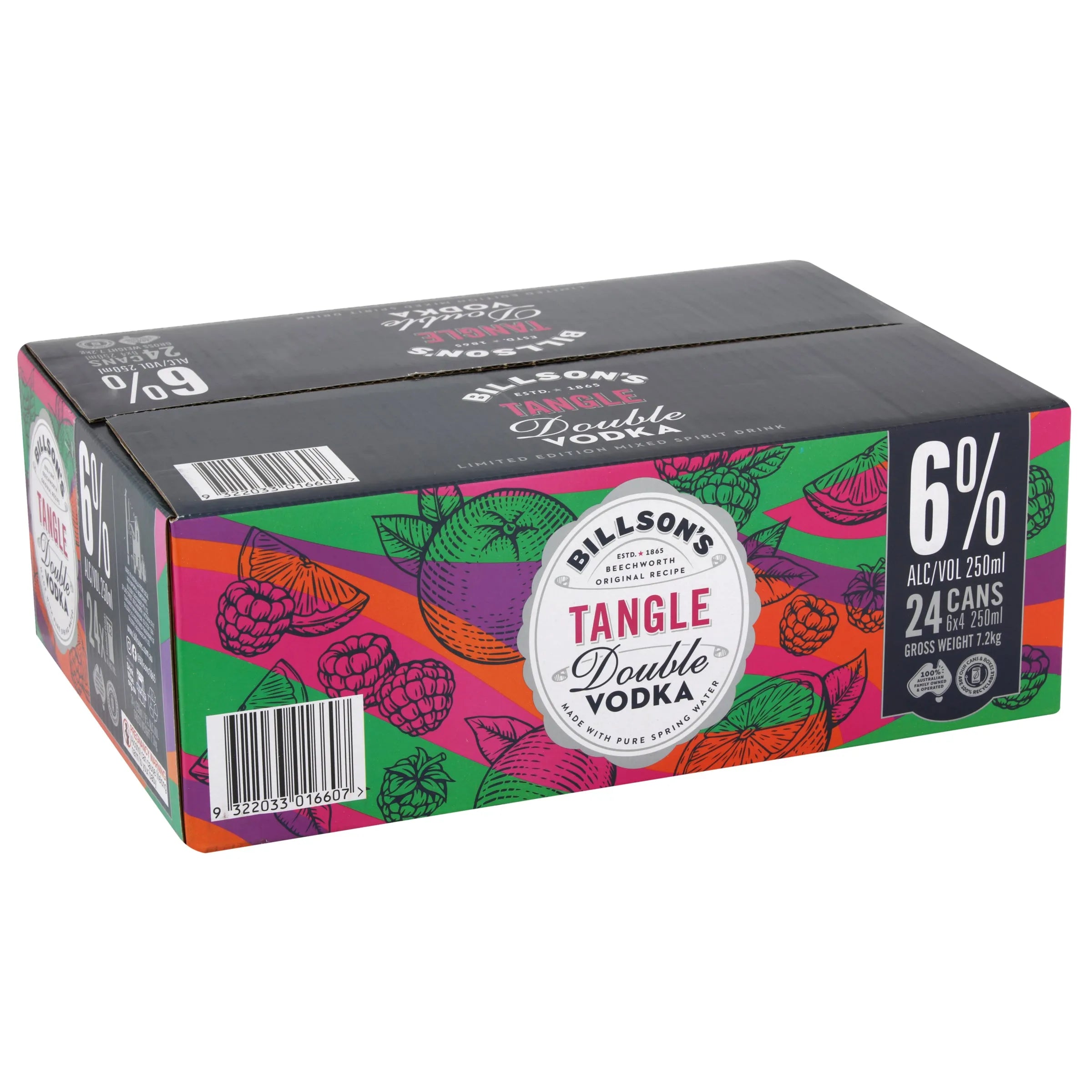 Billson's Vodka Tangle 6% Can 250mL - Harry's Liquor