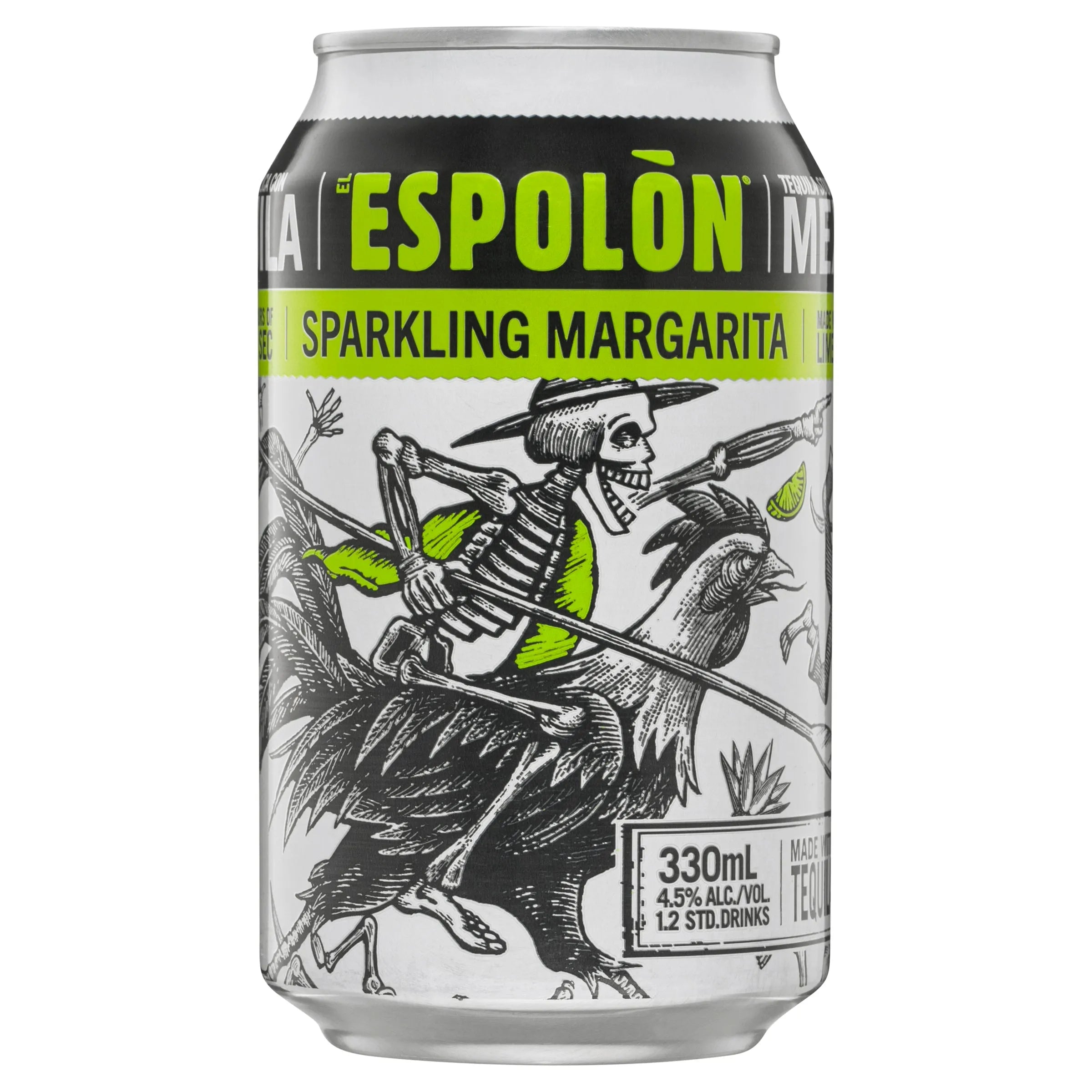 Espolon Sparkling Margarita Can 330mL - Harry's Liquor