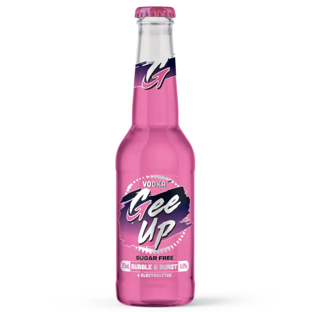 Gee Up Bubble G Burst Sugar Free Bottle 275mL - Harry's Liquor