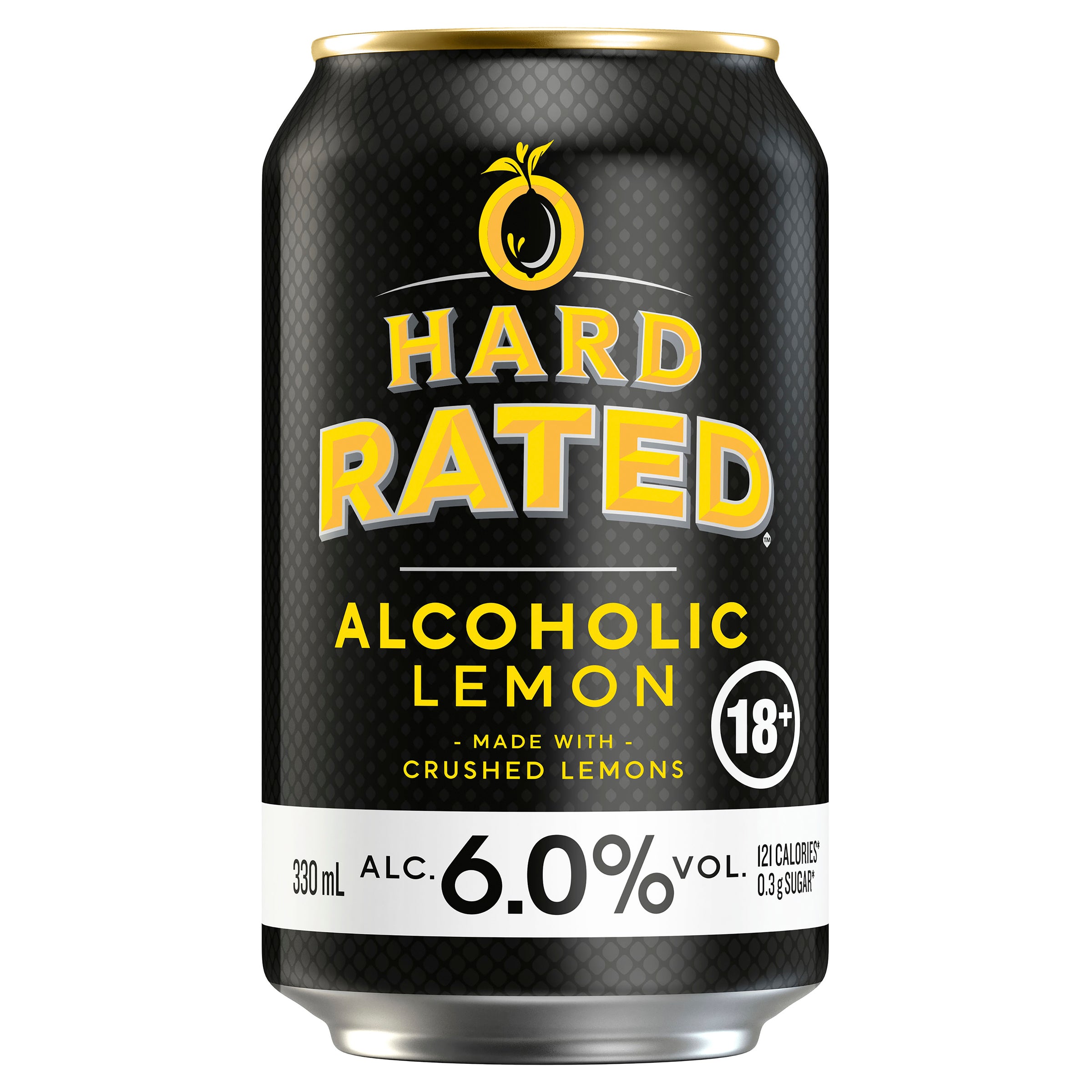 Hard Rated Lemon Can 6% Can 330mL - Harry's Liquor