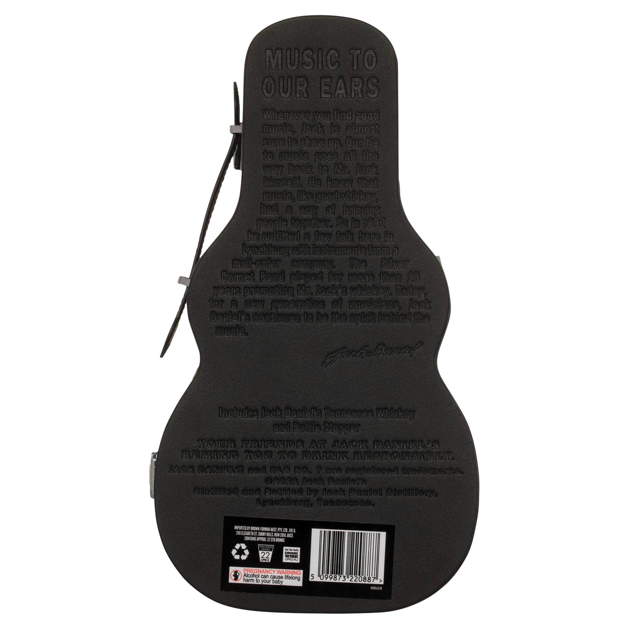 Jack Daniel's In Guitar Case 700mL - Harry's Liquor