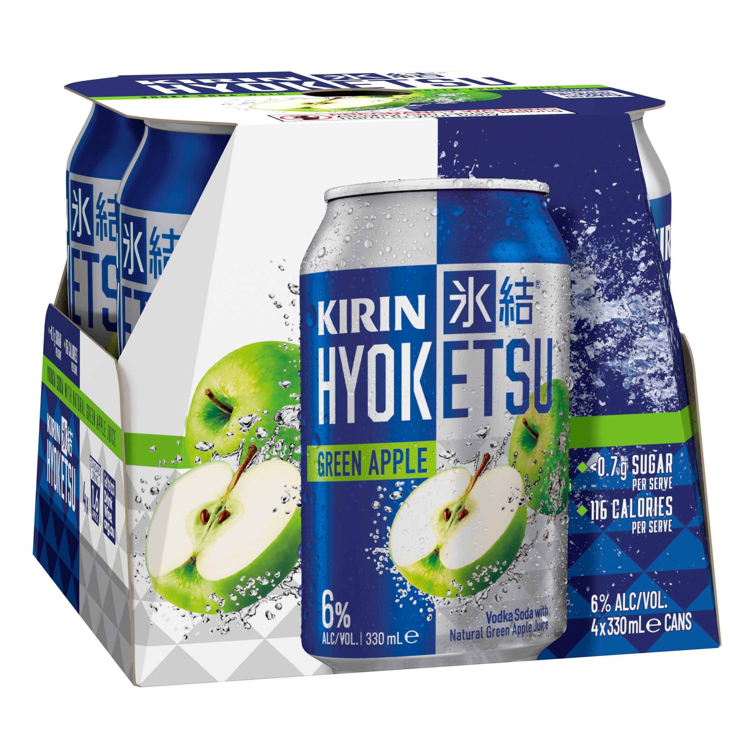 Kirin Hyoketsu Green Apple Can 330mL