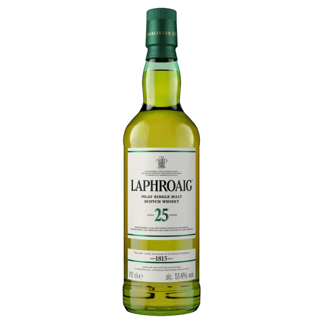 Laphroaig 25 Year Old Single Malt Scotch Whisky 700mL - Harry's Liquor