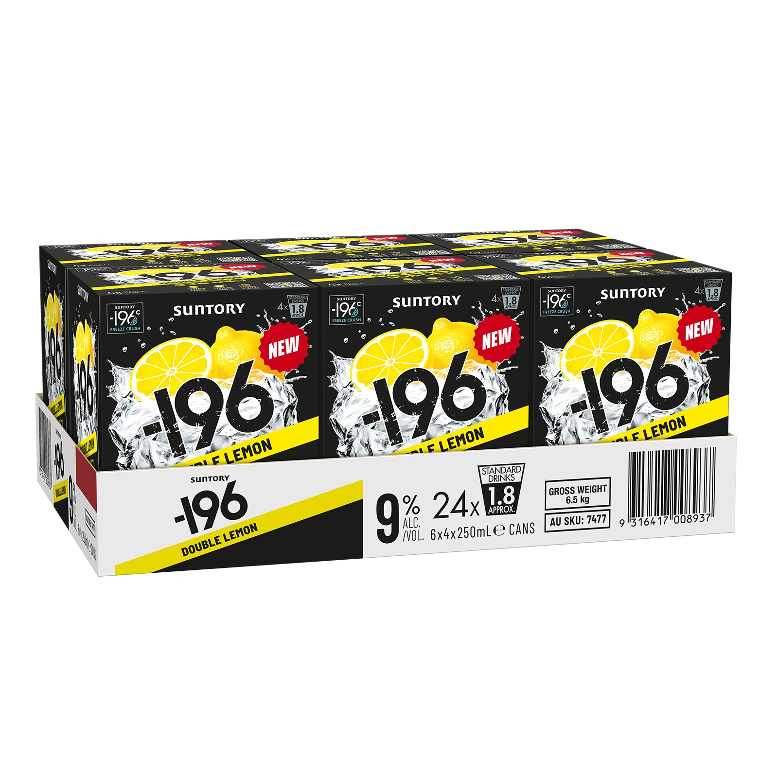 Suntory -196 Double Lemon 9% Can 250mL