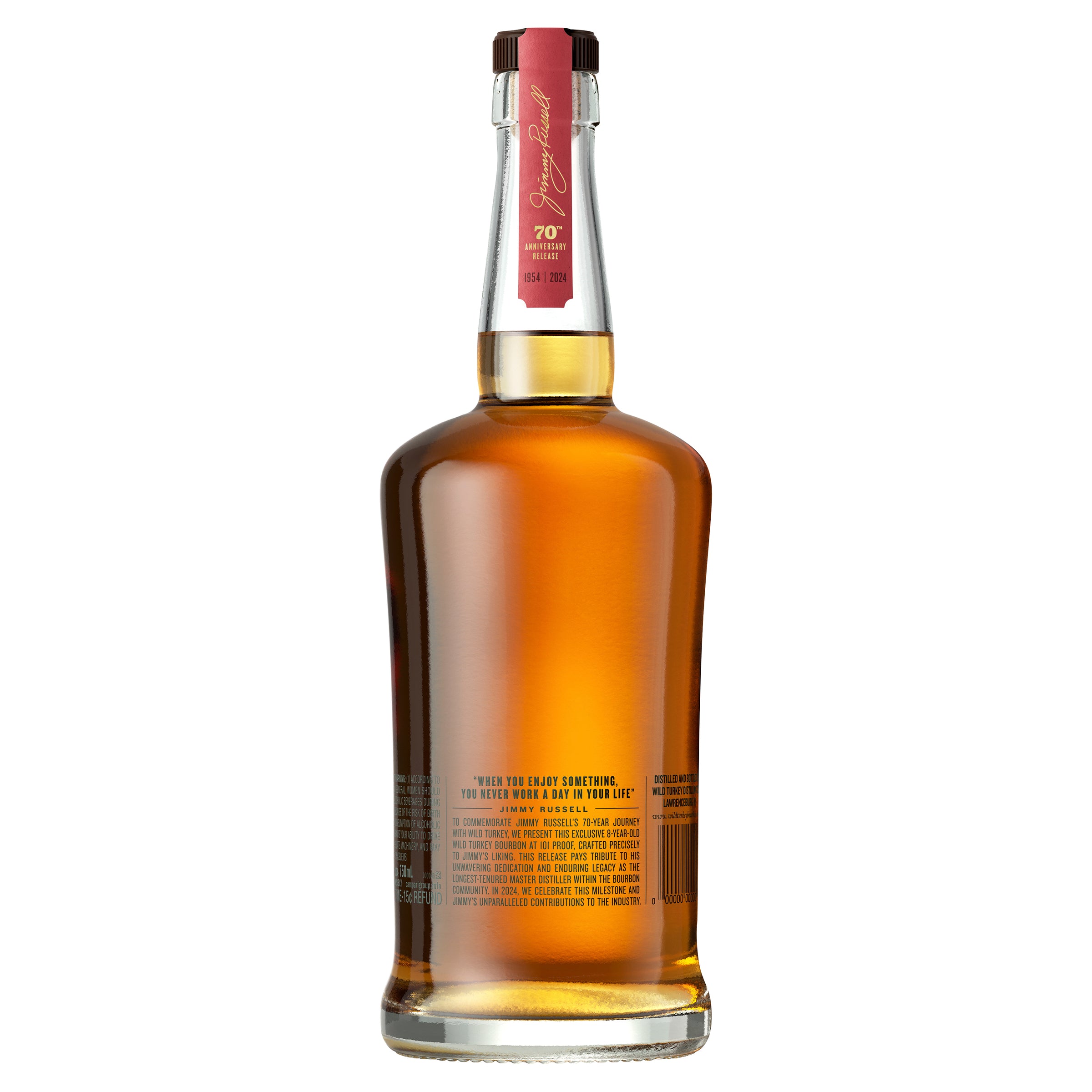 Wild Turkey 8 Year Old Jimmy Russell's 70th Anniversary Release 750mL - Harry's Liquor