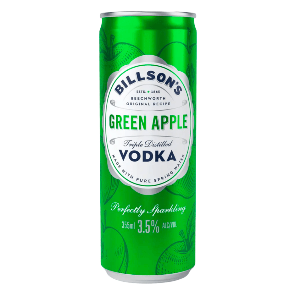 Billson's Vodka Green Apple Can 355mL - Harry's Liquor