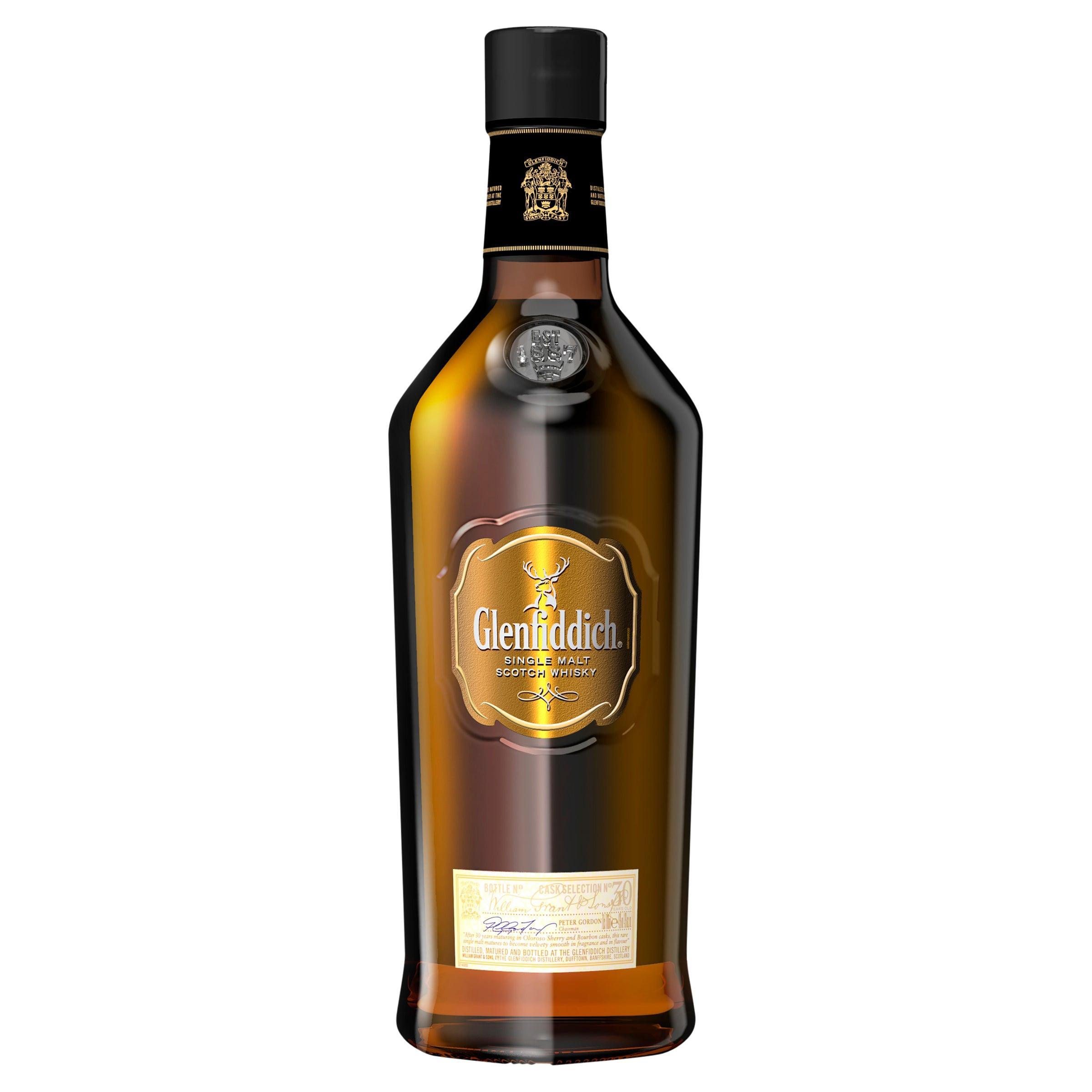 Glenfiddich 30 Year Old Single Malt Scotch Whisky 700mL - Harry's Liquor