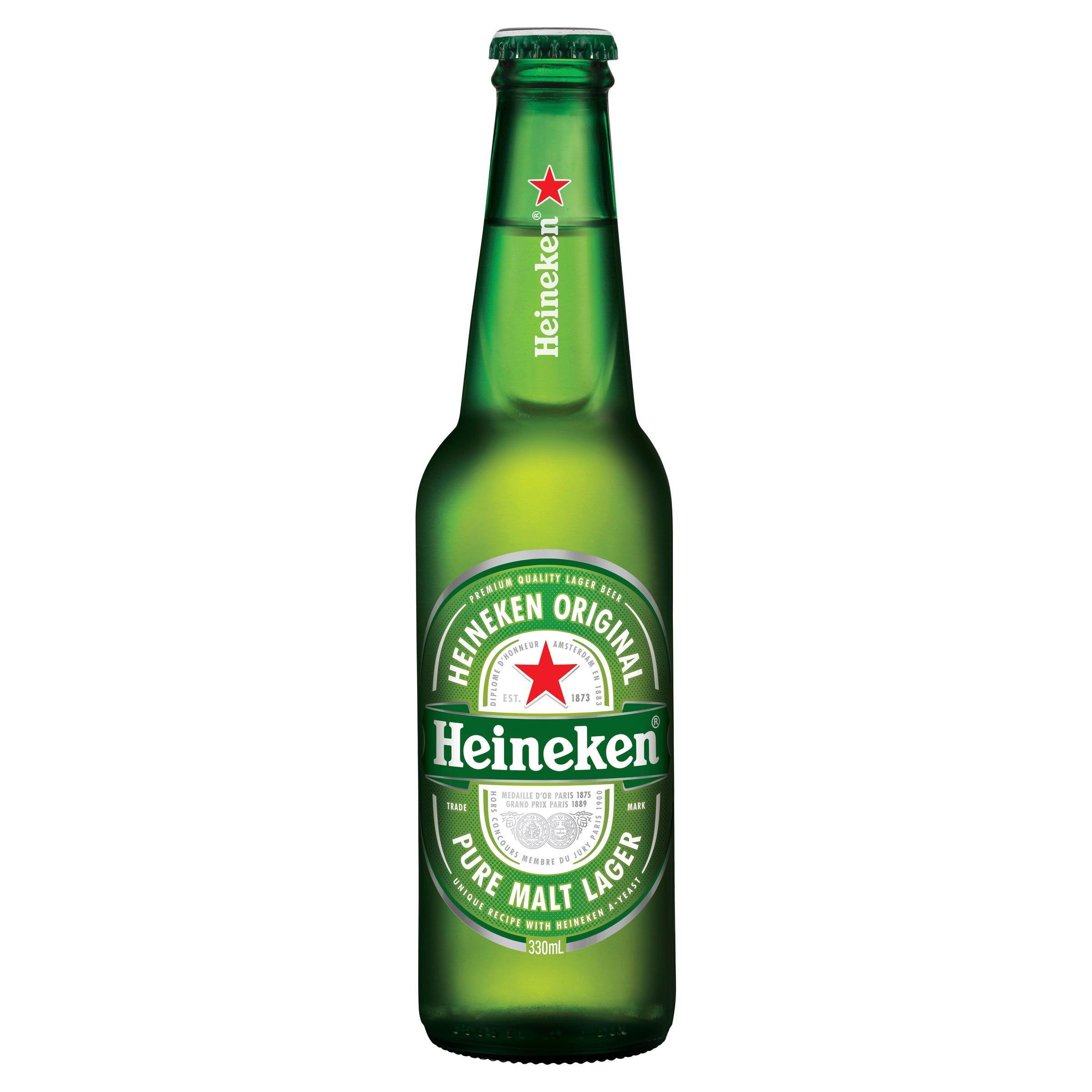 Heineken Lager Bottle 330mL - Harry's Liquor