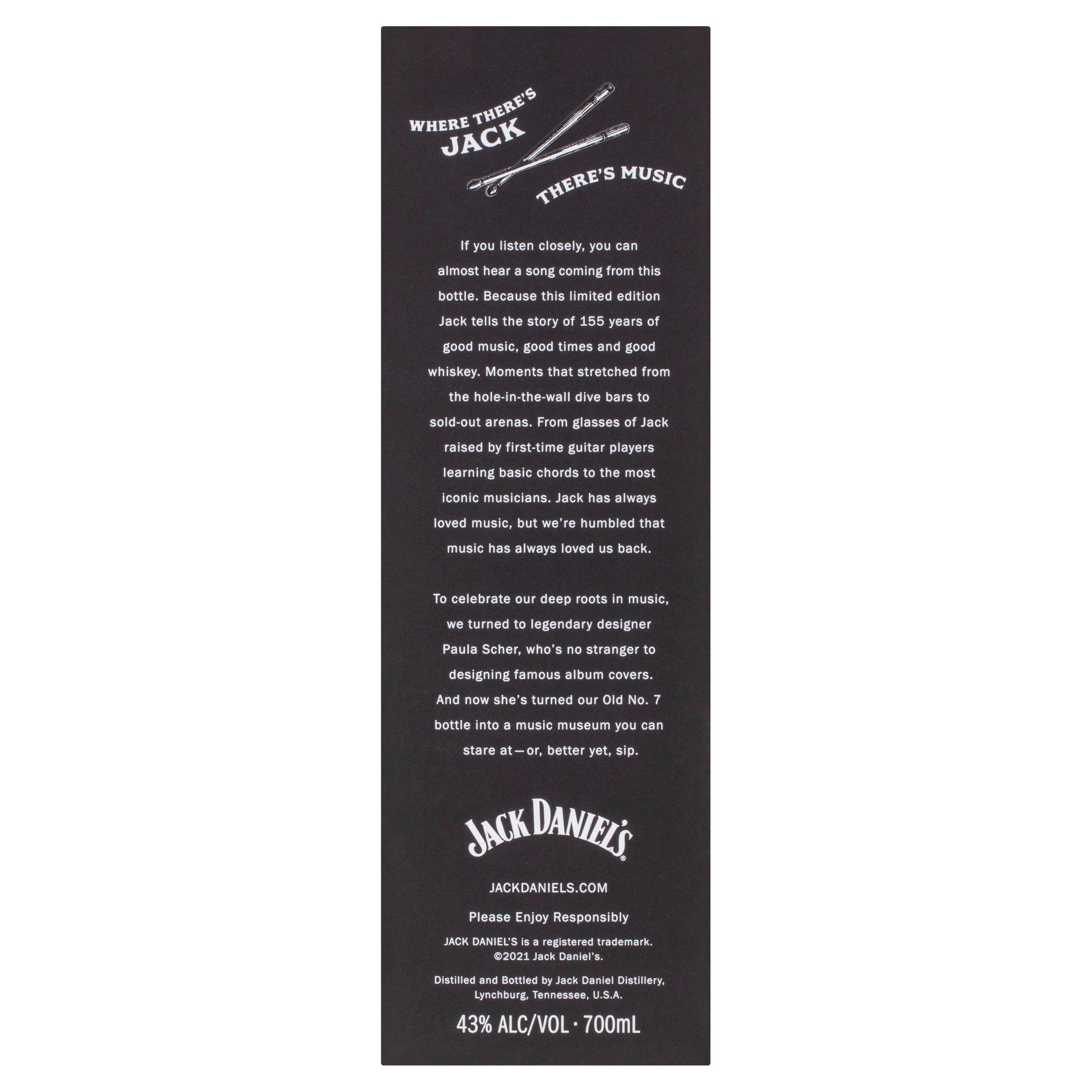 Jack Daniel's 155 Years of Good Music Pentagram Tennessee Whiskey 700mL - Harry's Liquor