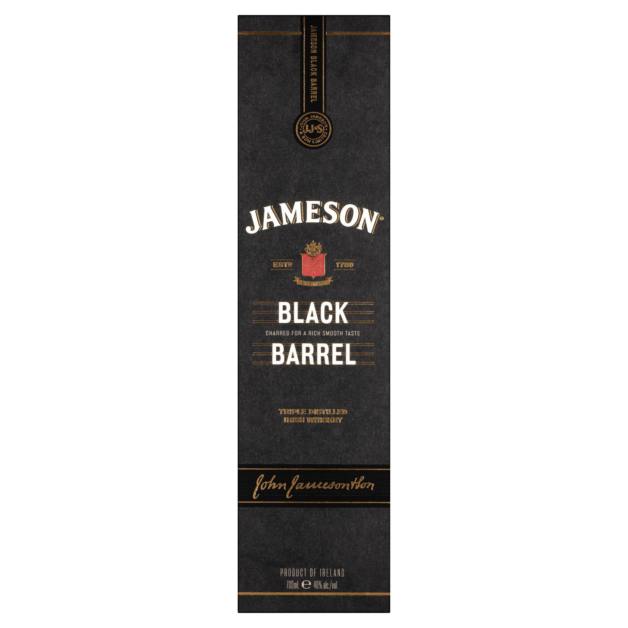 Jameson Black Barrel Blended Irish Whiskey 700mL - Harry's Liquor