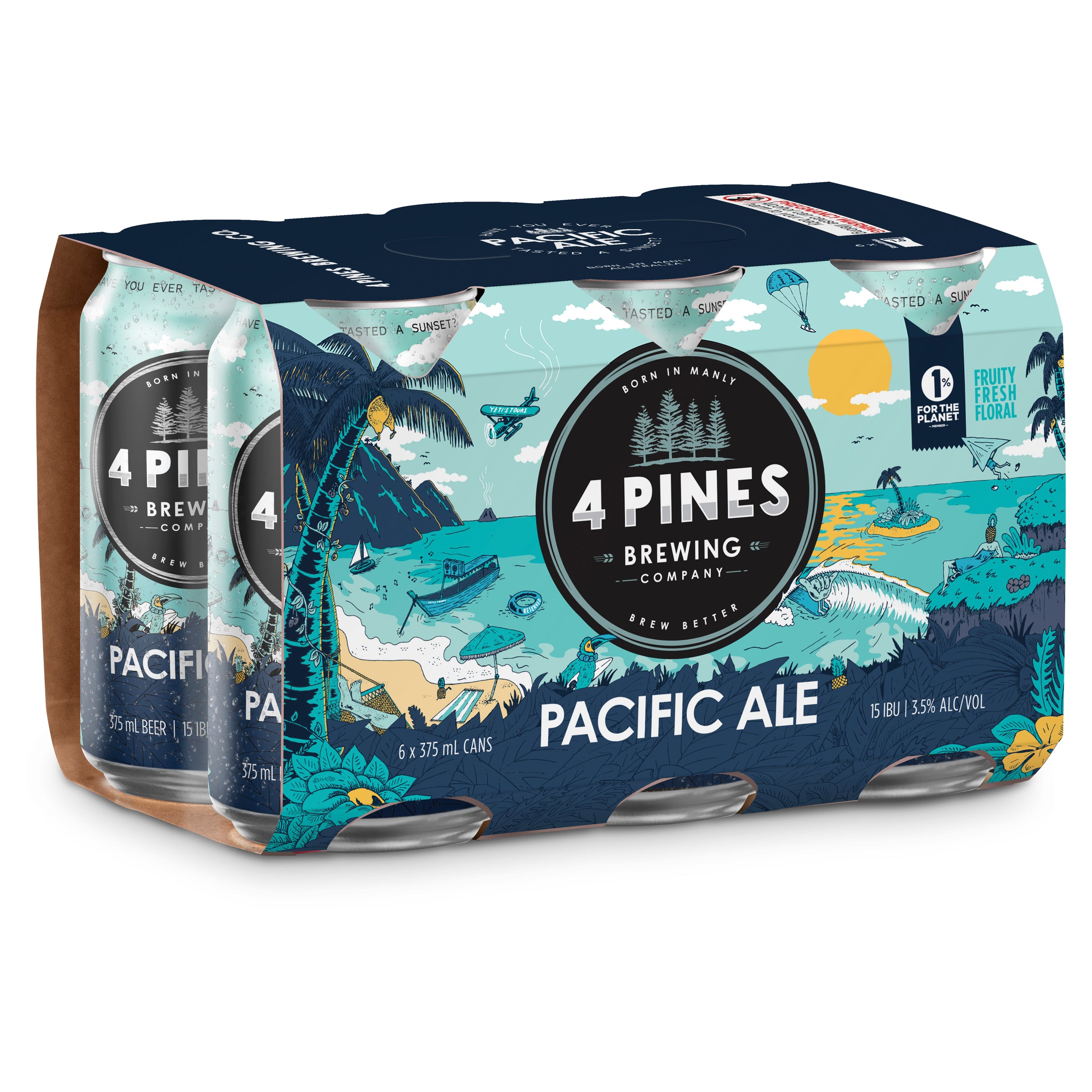 4 Pines Pacific Ale Can 375mL - Harry's Liquor