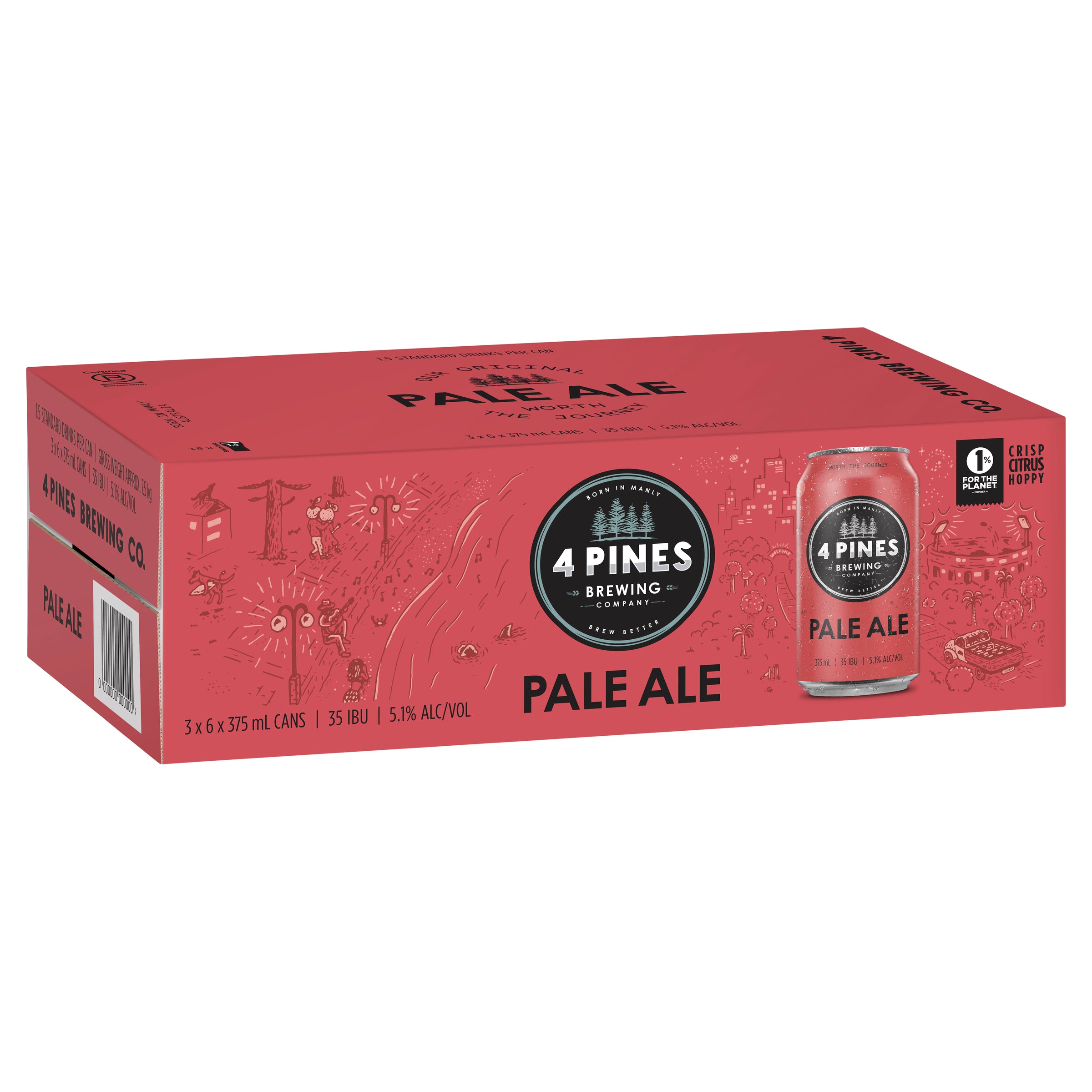 4 Pines Pale Ale Can 375mL - Harry's Liquor