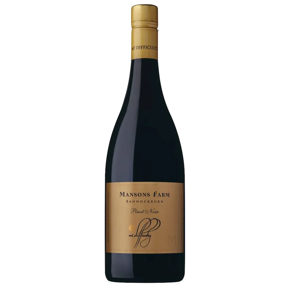 Mt Difficulty Mansons Farm Single Vineyard Bannockburn Pinot Noir 2016