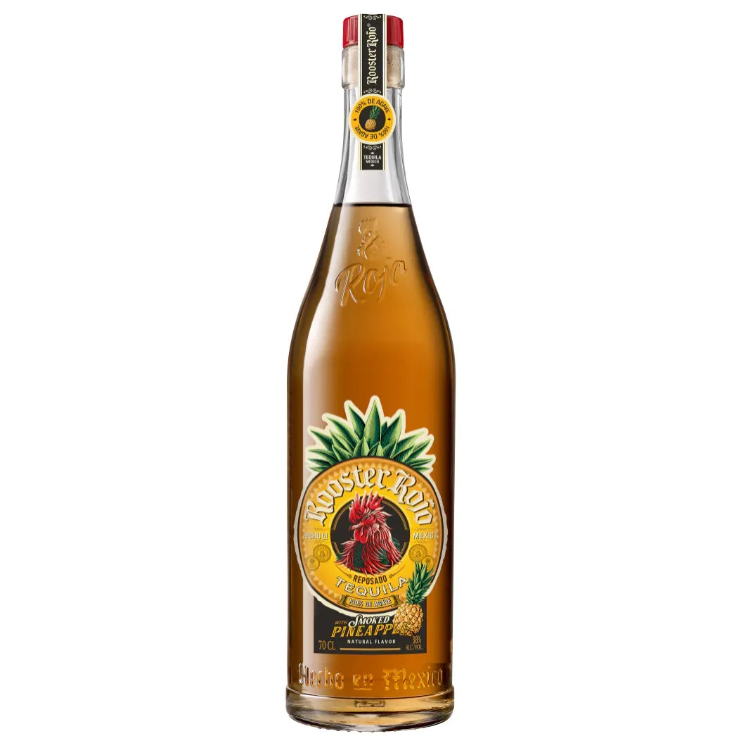 Rooster Rojo Smoked Pineapple Anejo Tequila 700mL