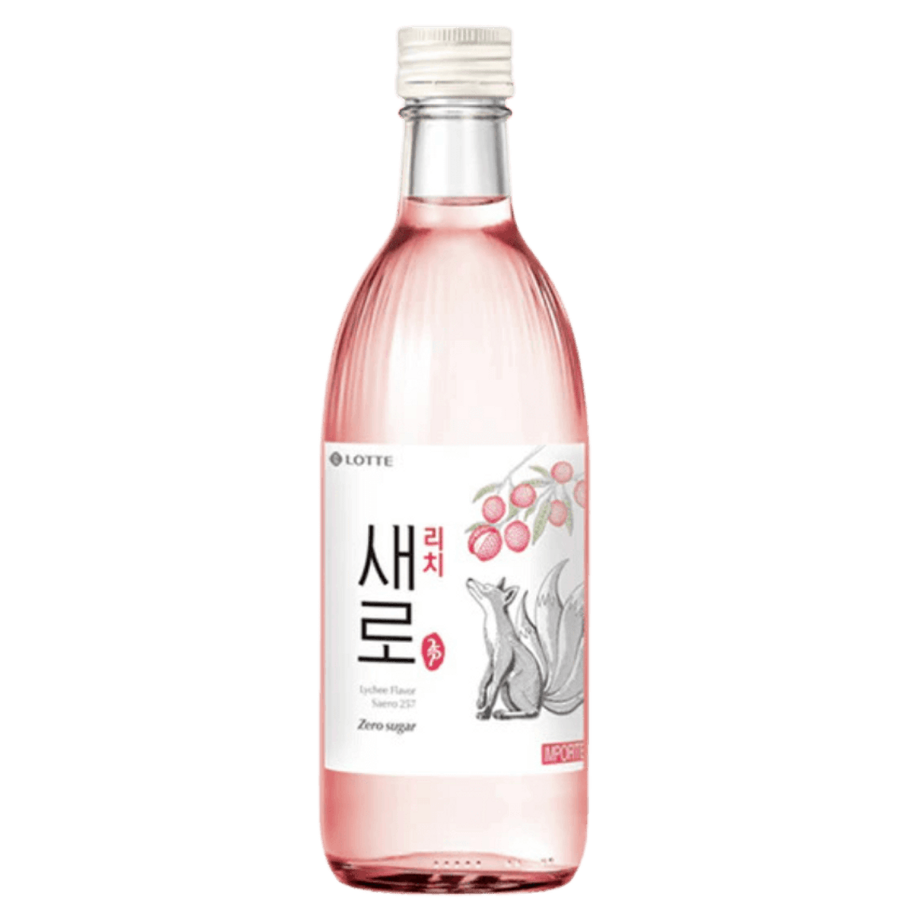 Chum Churum Zero Sugar Free Lychee Soju Bottle 375mL