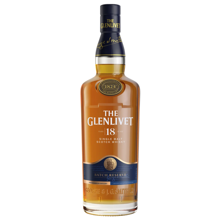 The Glenlivet 18 Year Old Single Malt Scotch Whisky 700mL
