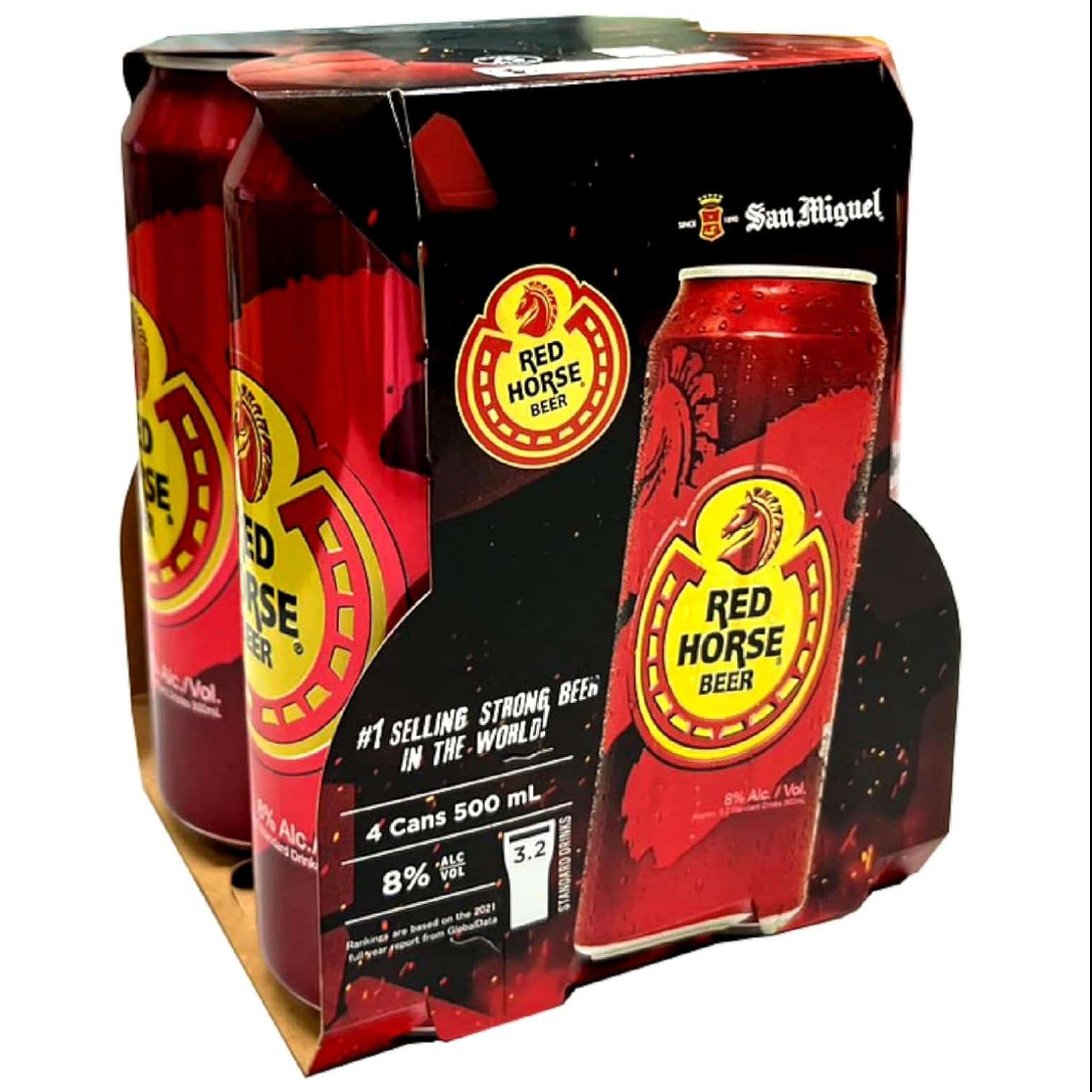 San Miguel Red Horse Beer Can 500mL