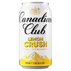 Canadian Club Whisky & Lemon Crush Can 375mL