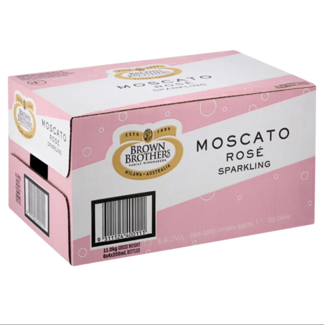 Brown Brothers Sparkling Moscato Rosa 200mL