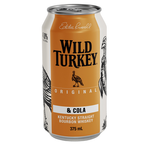 Wild Turkey Bourbon & Cola Can 375mL