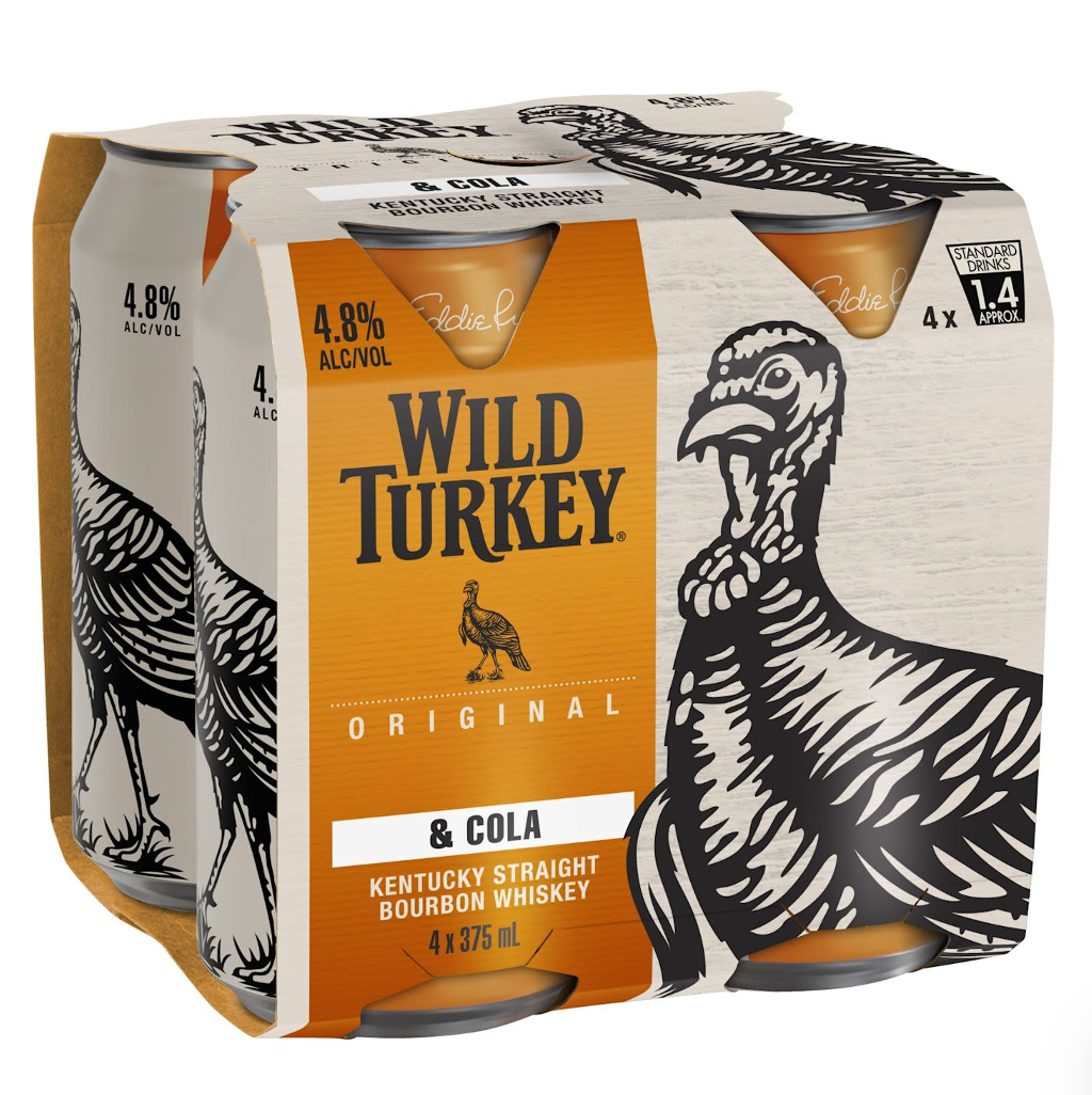 Wild Turkey Bourbon & Cola Can 375mL