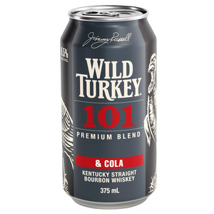 Wild Turkey 101 Bourbon & Cola Can 375mL