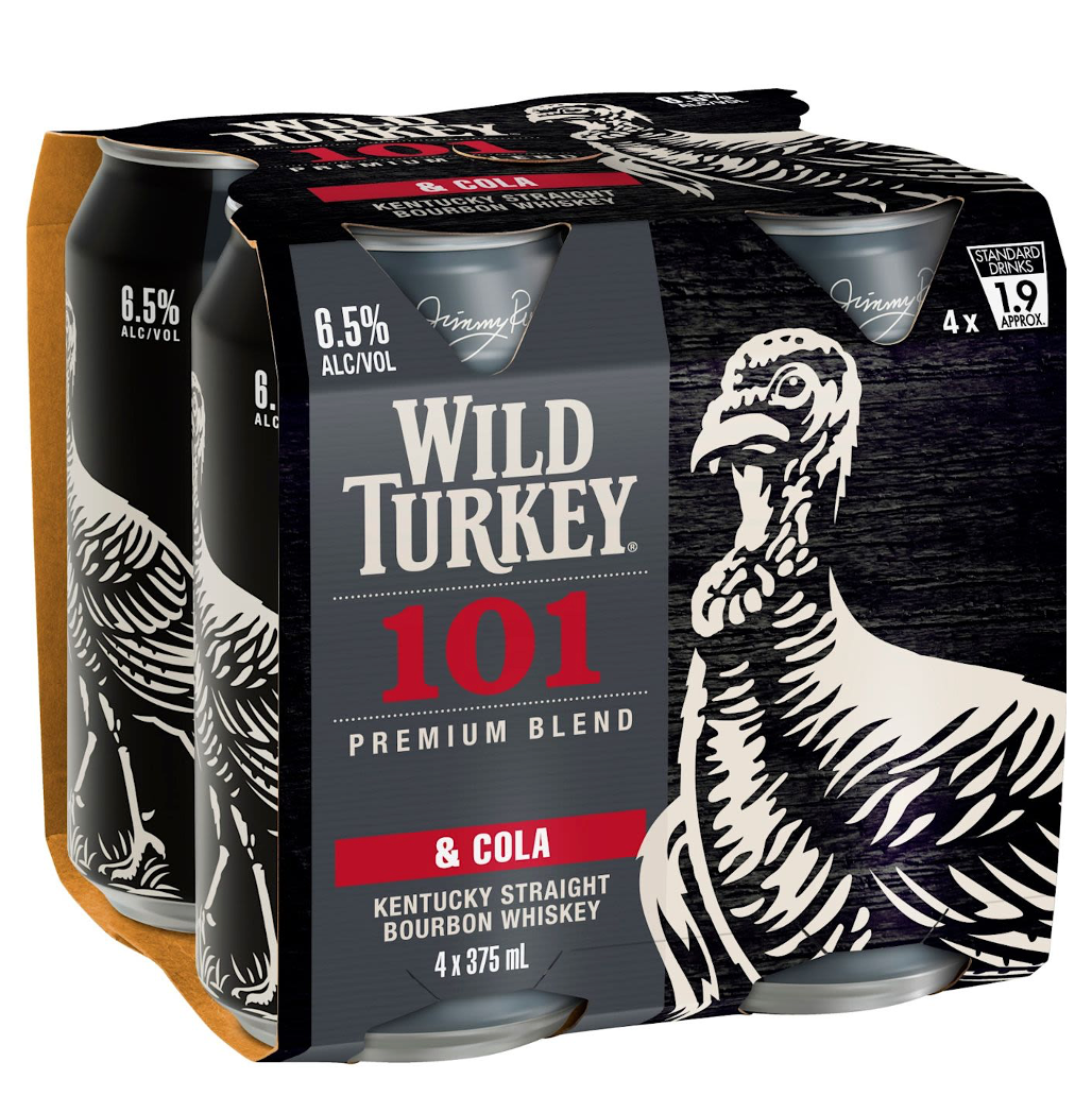 Wild Turkey 101 Bourbon & Cola Can 375mL