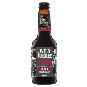 Wild Turkey 101 Bourbon & Cola Bottle 330mL