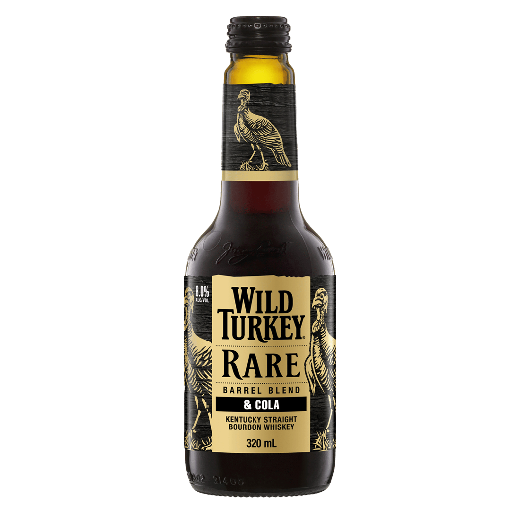 Wild Turkey Rare Bourbon & Cola Bottle 320mL