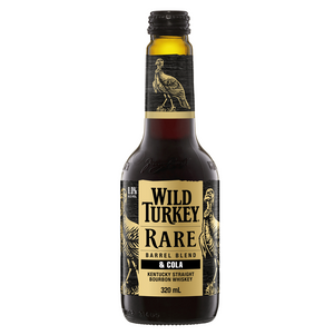 Wild Turkey Rare Bourbon & Cola Bottle 320mL