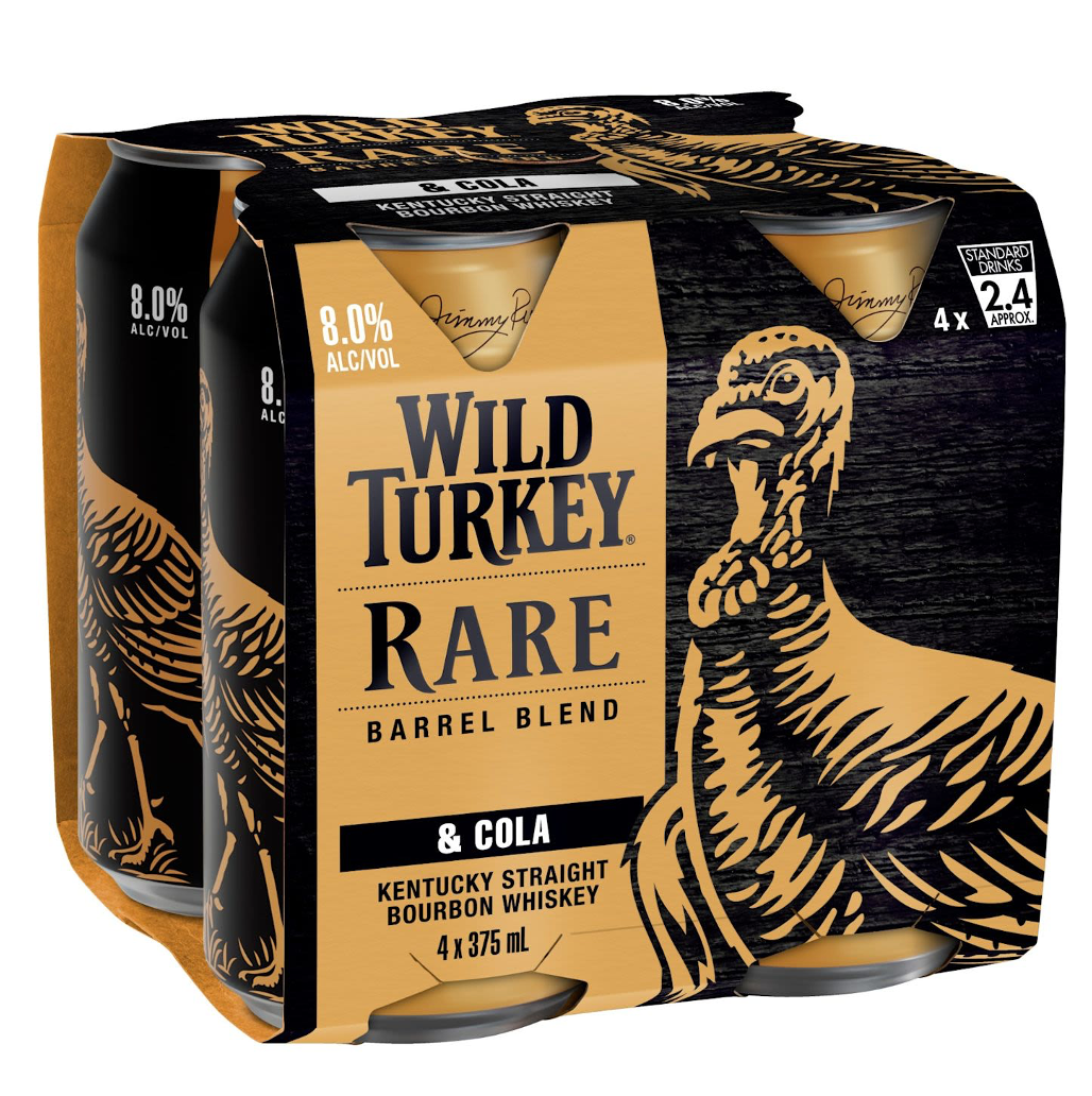 Wild Turkey Rare Bourbon & Cola Can 375mL