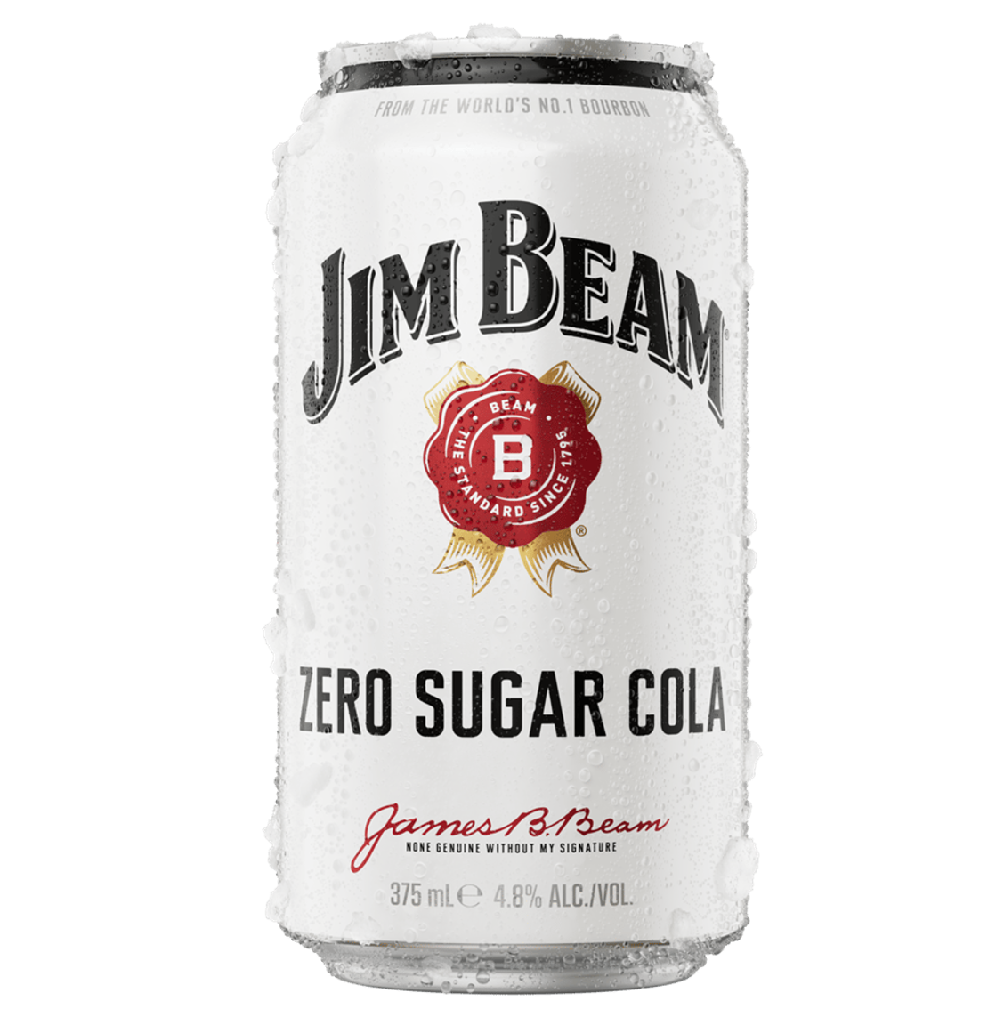 Jim Beam White Label & Zero Cola Can 375mL