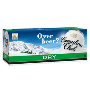 Canadian Club Whisky & Dry 10 Pack Can 375mL