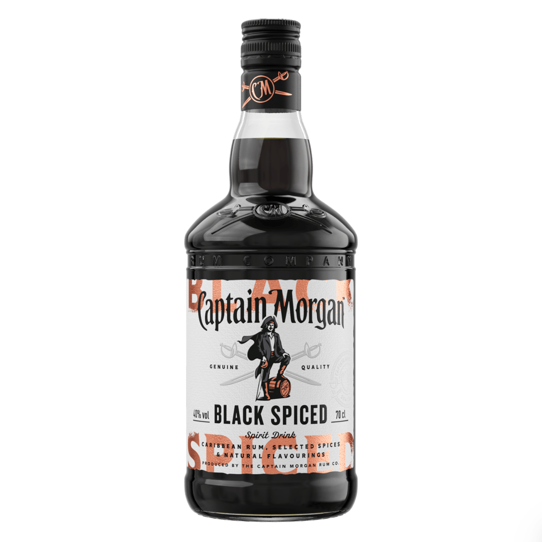Captain Morgan Black Spiced Rum 700mL