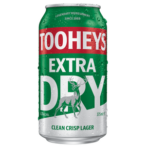 Tooheys Extra Dry Can 375mL