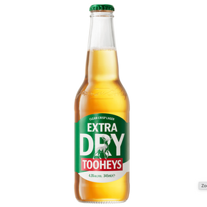 Tooheys Extra Dry Bottle 345mL