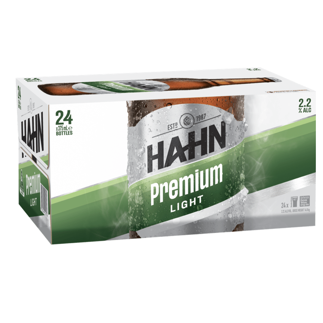 Hahn Premium Light Bottle 375mL