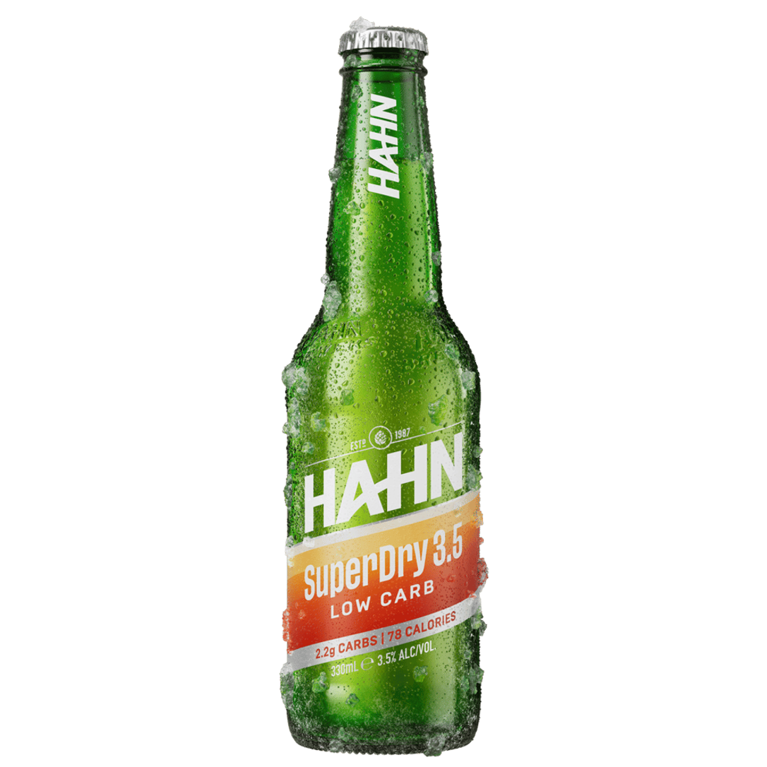 Hahn Super Dry 3.5% Bottle 330mL