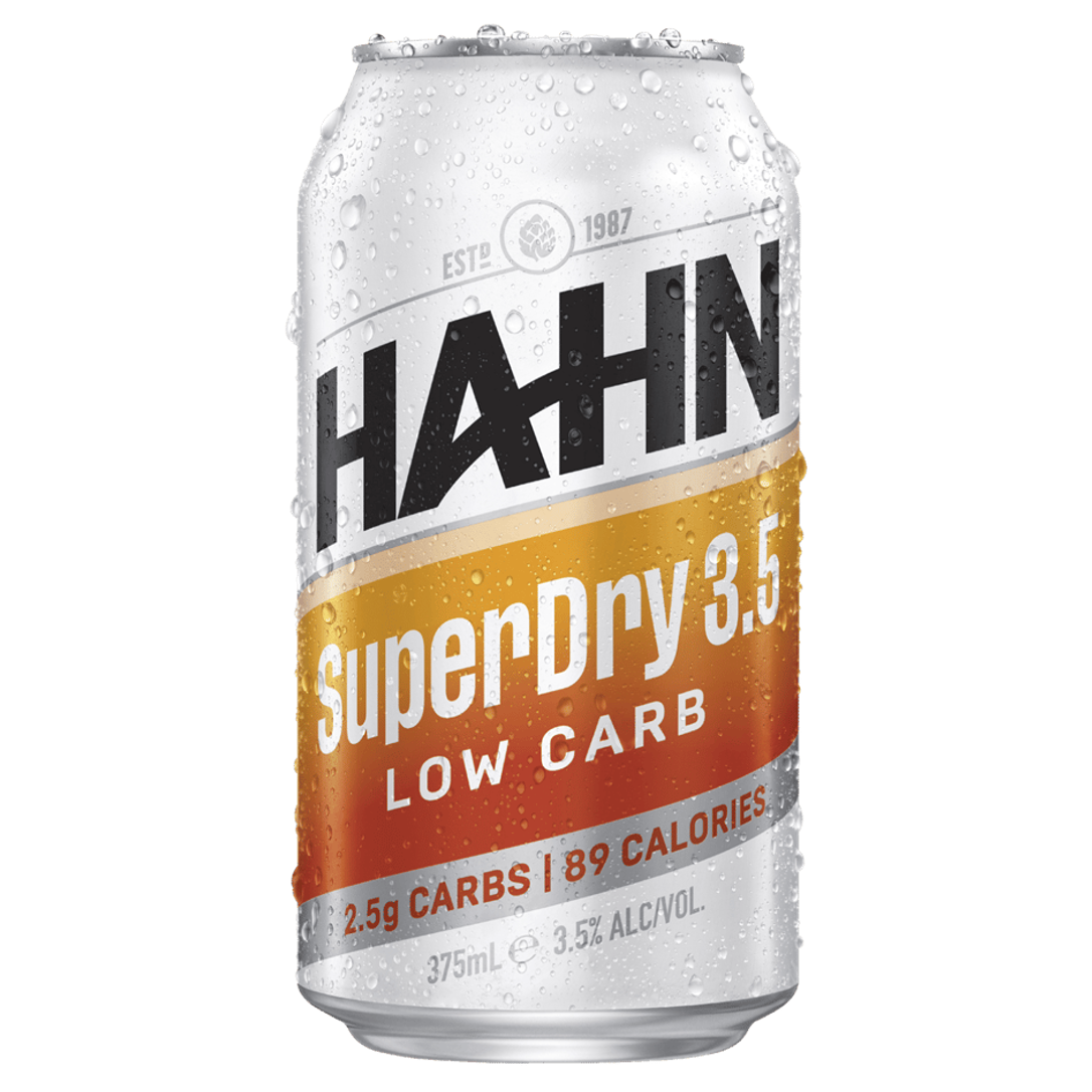 Hahn Super Dry 3.5% Can 375mL