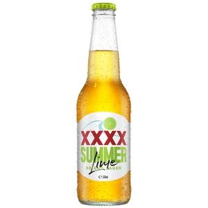 XXXX Summer Bright Lime Bottle 330mL