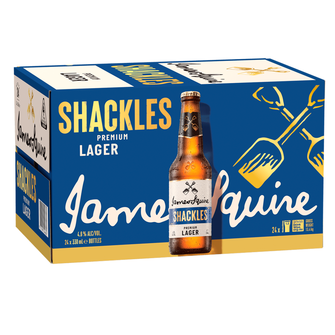 James Squire Broken Shackles Lager Bottle 345mL