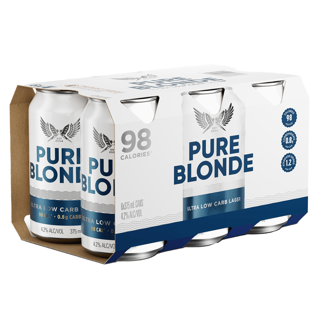 Pure Blonde Low Carb Ultra Can 375mL